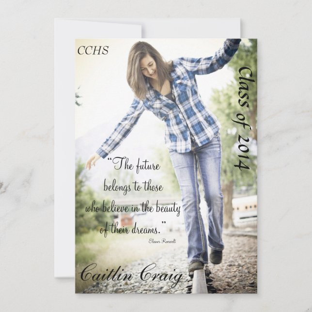 Anúncio de graduação (Frente)