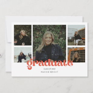 Anúncio de graduação 2023 com várias fotos