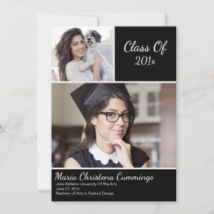 Anúncio de graduação acadêmica exemplar