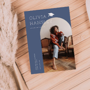 Anúncio de Graduação Arco Azul Nome do Graduado