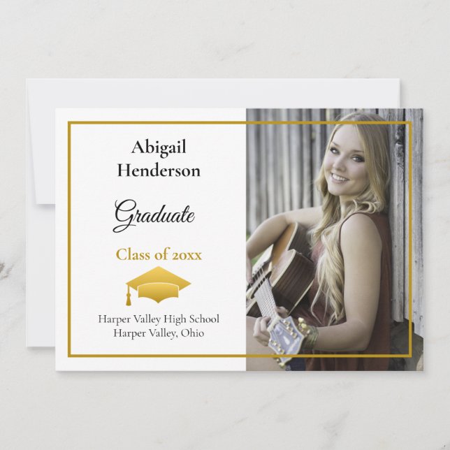 Anúncio de graduação Boné e foto Dourados (Frente)