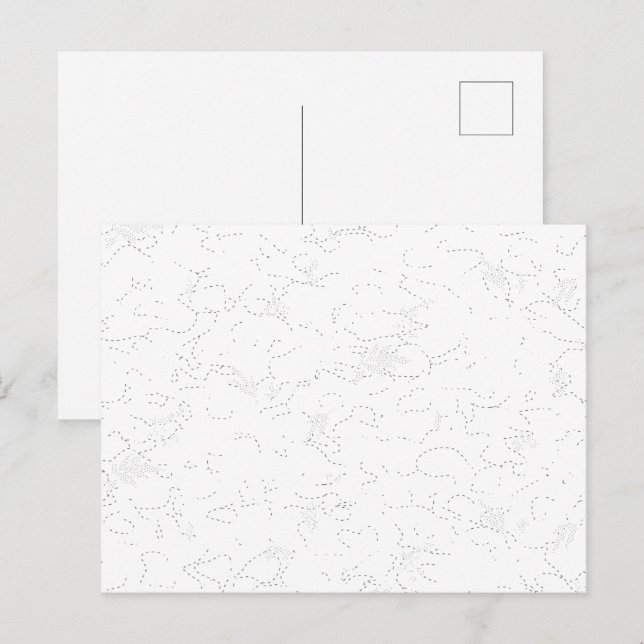 Anúncio de Graduação Branco Elegante (Frente/Verso)