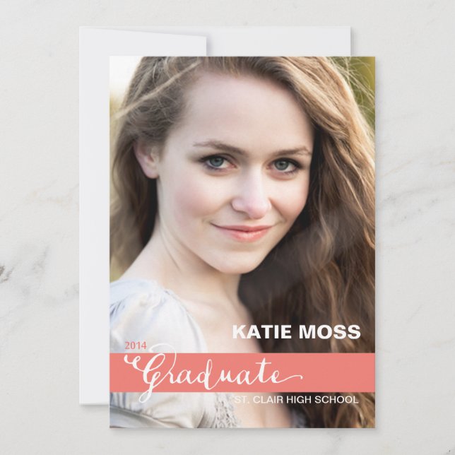 Anúncio de Graduação CLASSY | Coral (Frente)