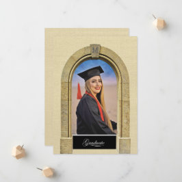 Anúncio de Graduação com design de foto de Arco Gr