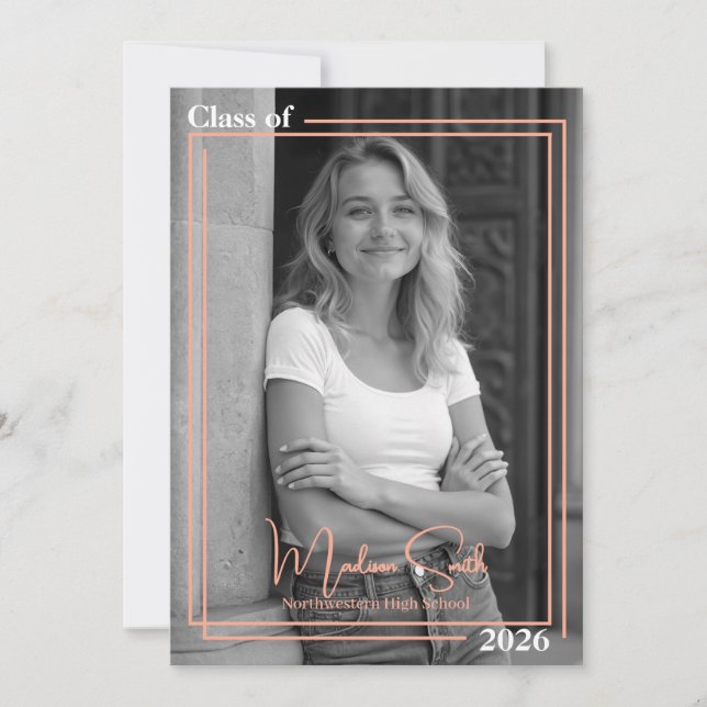 Anúncio de Graduação com Formatação Dupla (Frente)