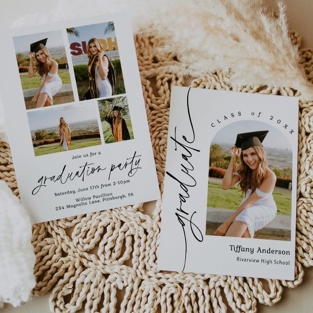 Anúncio de graduação com foto (Criador carregado)