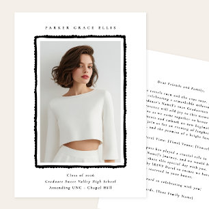 Anúncio de Graduação com Foto Moderna Turma de 202