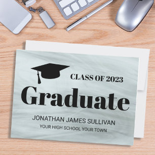 Anúncio de graduação da Cinza de na moda 2022