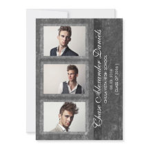 Anúncio de Graduação da Cinza Grunge 2016