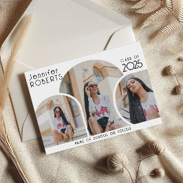 Anúncio de Graduação da Colagem de Fotos Moderna