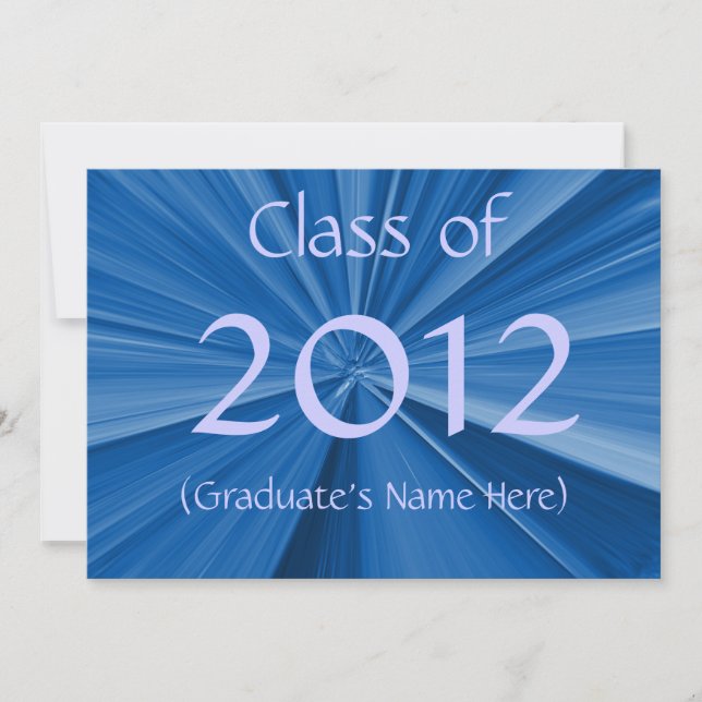 Anúncio de graduação de 2012 (Frente)