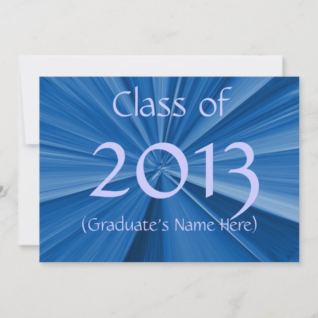 Anúncio de graduação de 2013 (Frente)
