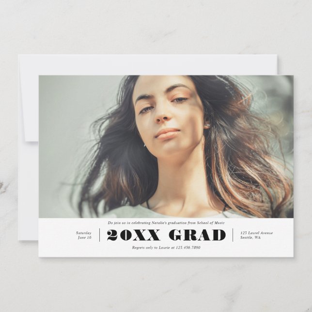 Anúncio de Graduação de Celebrações (Frente)