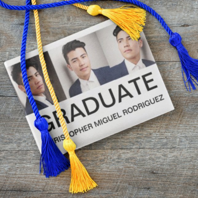 Anúncio de Graduação de Colagem de Fotos Minimalis (Criador carregado)