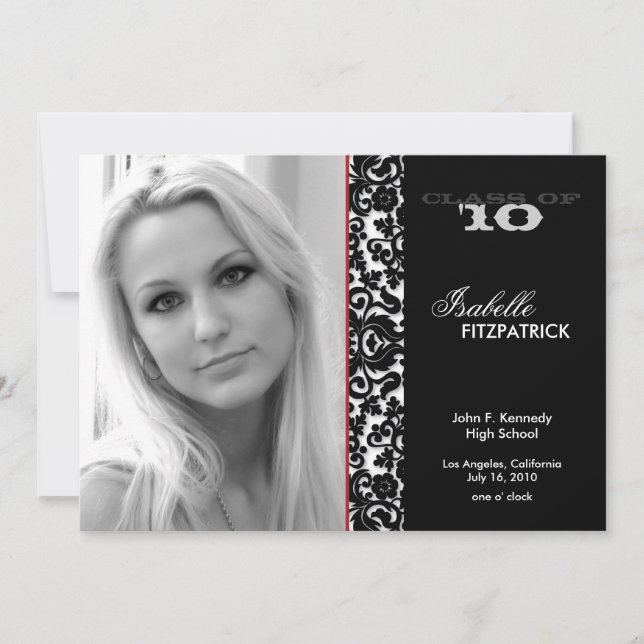 Anúncio de graduação de Damasco Dramático 2 (Frente)