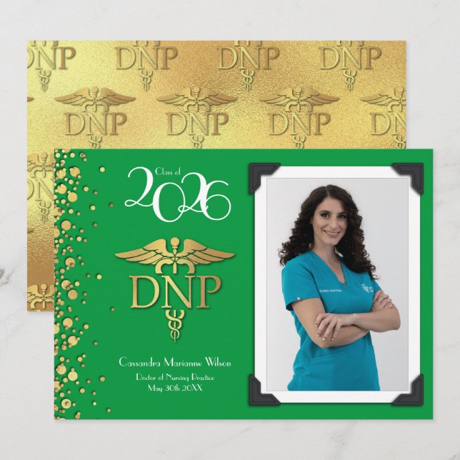 Anúncio de Graduação de Doutor em Prática de Enfer (Frente/Verso)