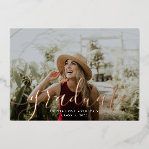 Anúncio de Graduação de Folha de Script Simples