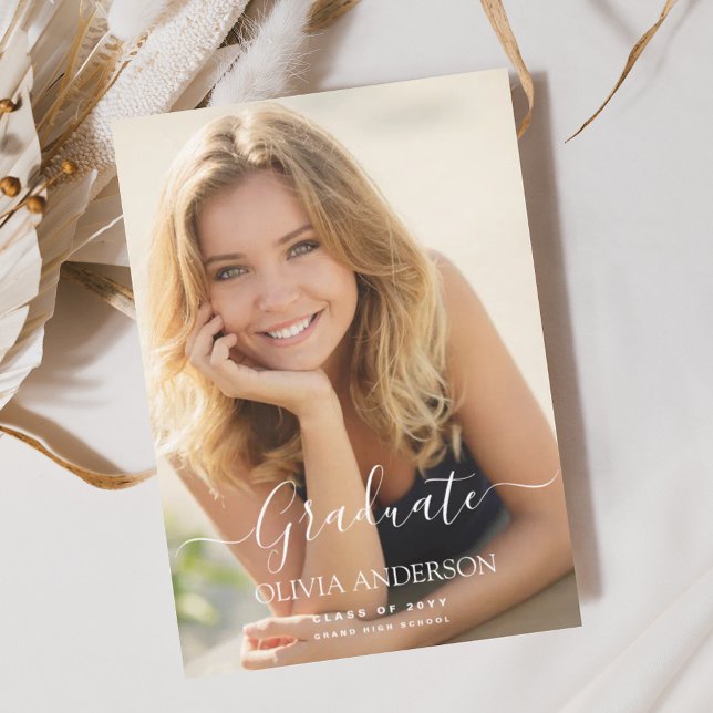 Anúncio de Graduação de Foto 2024 (Criador carregado)