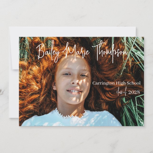 Anúncio de Graduação de Foto 2025 (Frente)