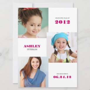 Anúncio de Graduação de Foto da Linha do Tempo XL