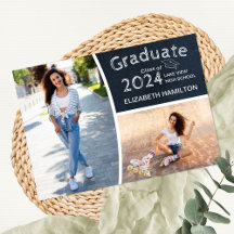 Anúncio de Graduação de Foto do Ensino Médio em Qu