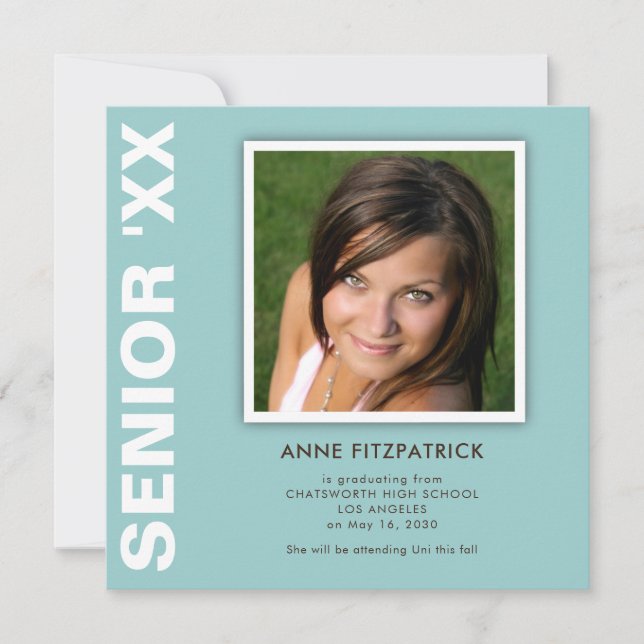 Anúncio de Graduação de Foto do mais velho (Frente)