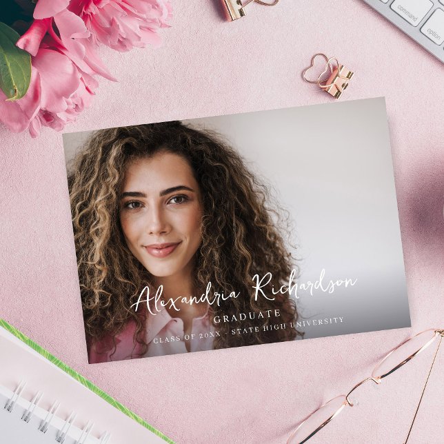 Anúncio de Graduação de Foto do Nome do Método de  (Criador carregado)