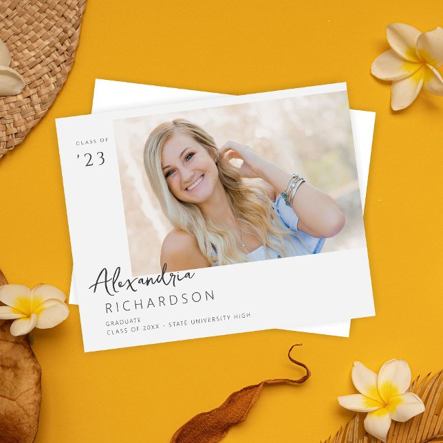 Anúncio de Graduação de Foto do Nome do Método do  (Criador carregado)