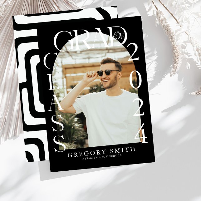 Anúncio de Graduação de Foto em Arco Moderno (Criador carregado)