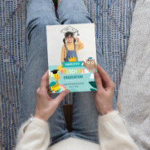 Anúncio de Graduação de Foto em Crianças de Animai