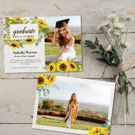 Anúncio de Graduação de Foto em Girassol