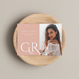 Anúncio de Graduação de Foto Moderna Personalizado