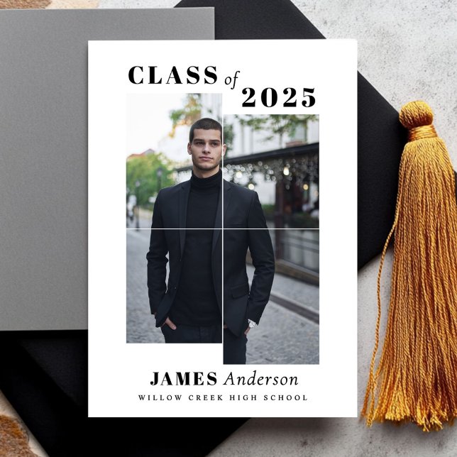 Anúncio de Graduação de Foto Moderna Simples (Criador carregado)