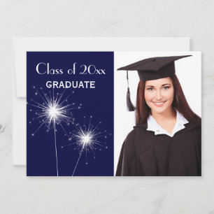 Anúncio de Graduação de Foto Reparadora Azul