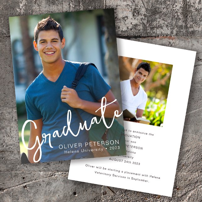 Anúncio de Graduação de Fotografia de Sobreposição (Criador carregado)