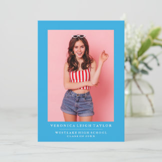 ANÚNCIO DE GRADUAÇÃO DE FOTOGRAFIA MINIMALISTA BÁS