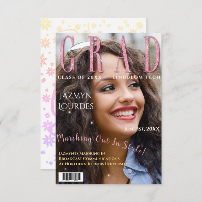 Anúncio de Graduação de Fotografias do Cobrir Revi (Frente/Verso)