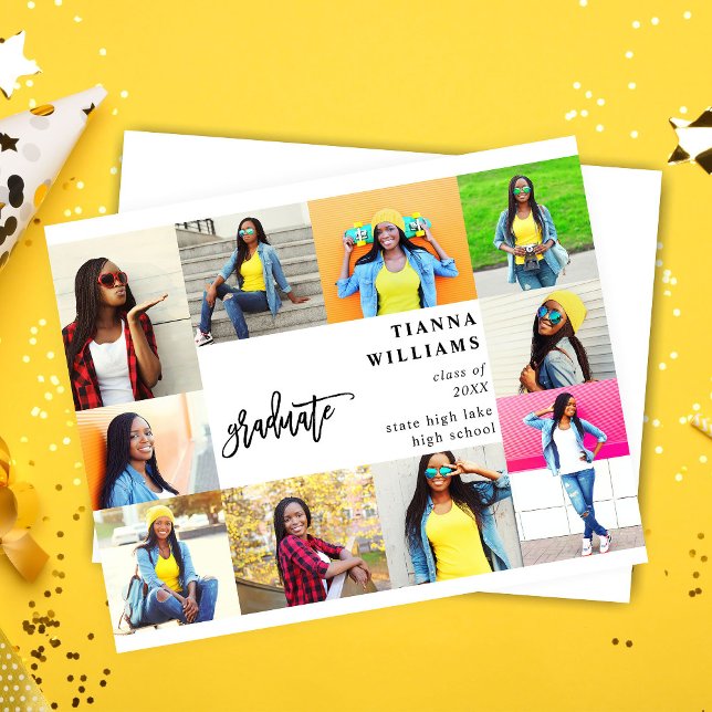 Anúncio de Graduação de Fotografias Múltiplas no O (Criador carregado)