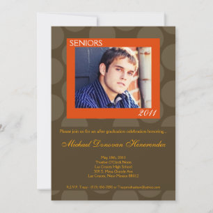 Anúncio de Graduação de Fotos do Círculo Oran 5x7