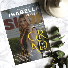 Anúncio de Graduação de Fotos do Cobrir da Revista