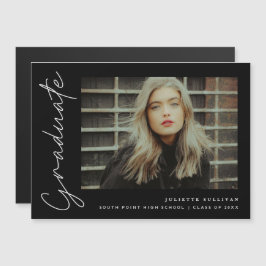 Anúncio de Graduação de Fotos em Script Simples