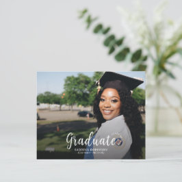 Anúncio de graduação de fotos minimalista 2