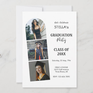 Anúncio de Graduação de Fotos Personalizada