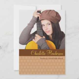 Anúncio de graduação de fotos personalizadas amare