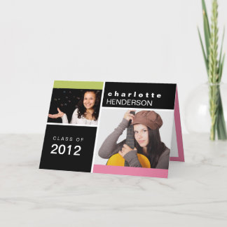 Anúncio de graduação de fotos personalizadas em pr