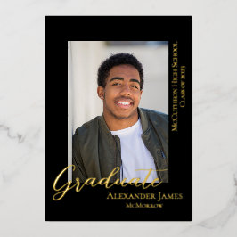 Anúncio de Graduação de Fotos Simples Moderna
