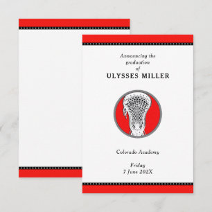 Anúncio de Graduação de Lacrosse