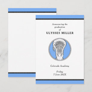 Anúncio de Graduação de Lacrosse