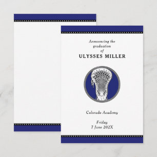 Anúncio de Graduação de Lacrosse