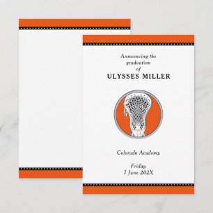 Anúncio de Graduação de Lacrosse